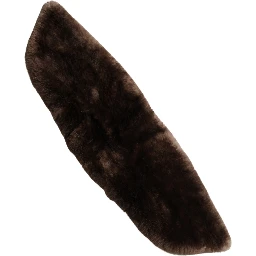Brown Fur Shoulder Collar Neck Wrap 60cm x 14cm Scarf