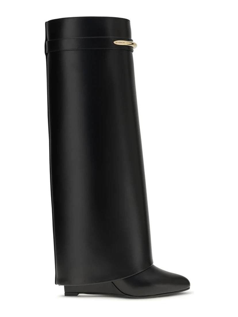 Black Calf Leather Bos Taurus Boots