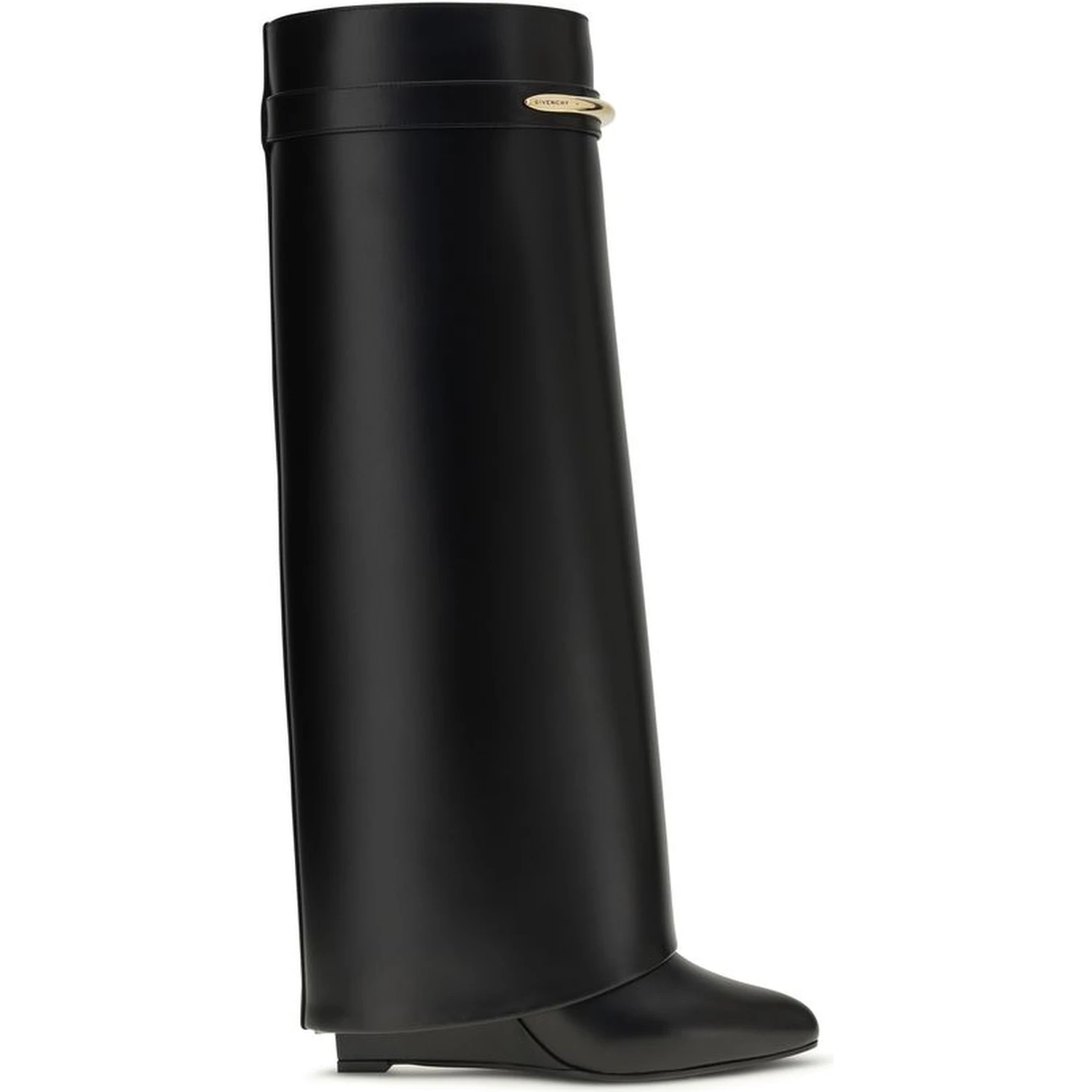 Black Calf Leather Bos Taurus Boots