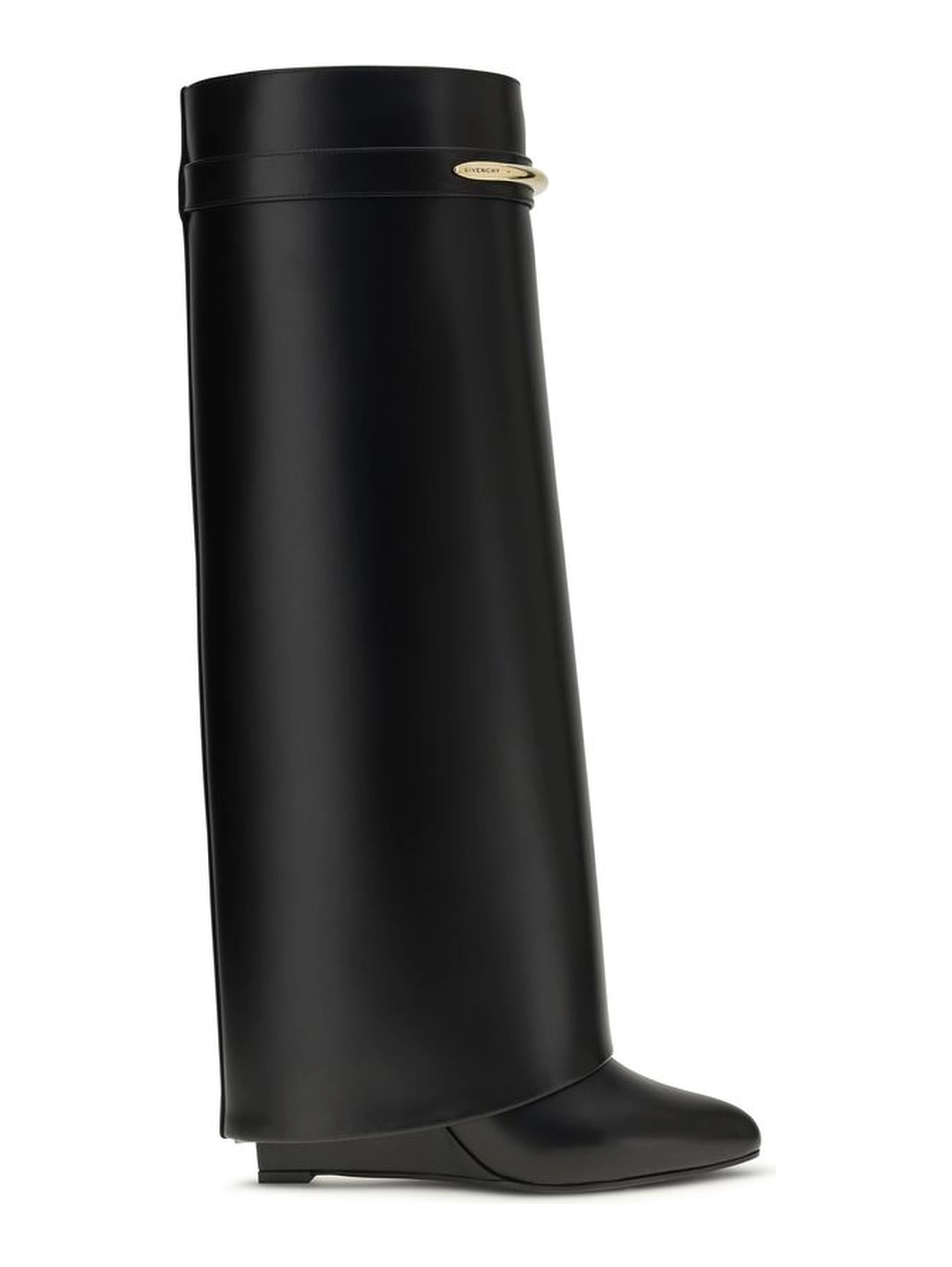 Black Calf Leather Bos Taurus Boots