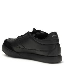 Black Calf Leather Bos Taurus Low Top Sneakers