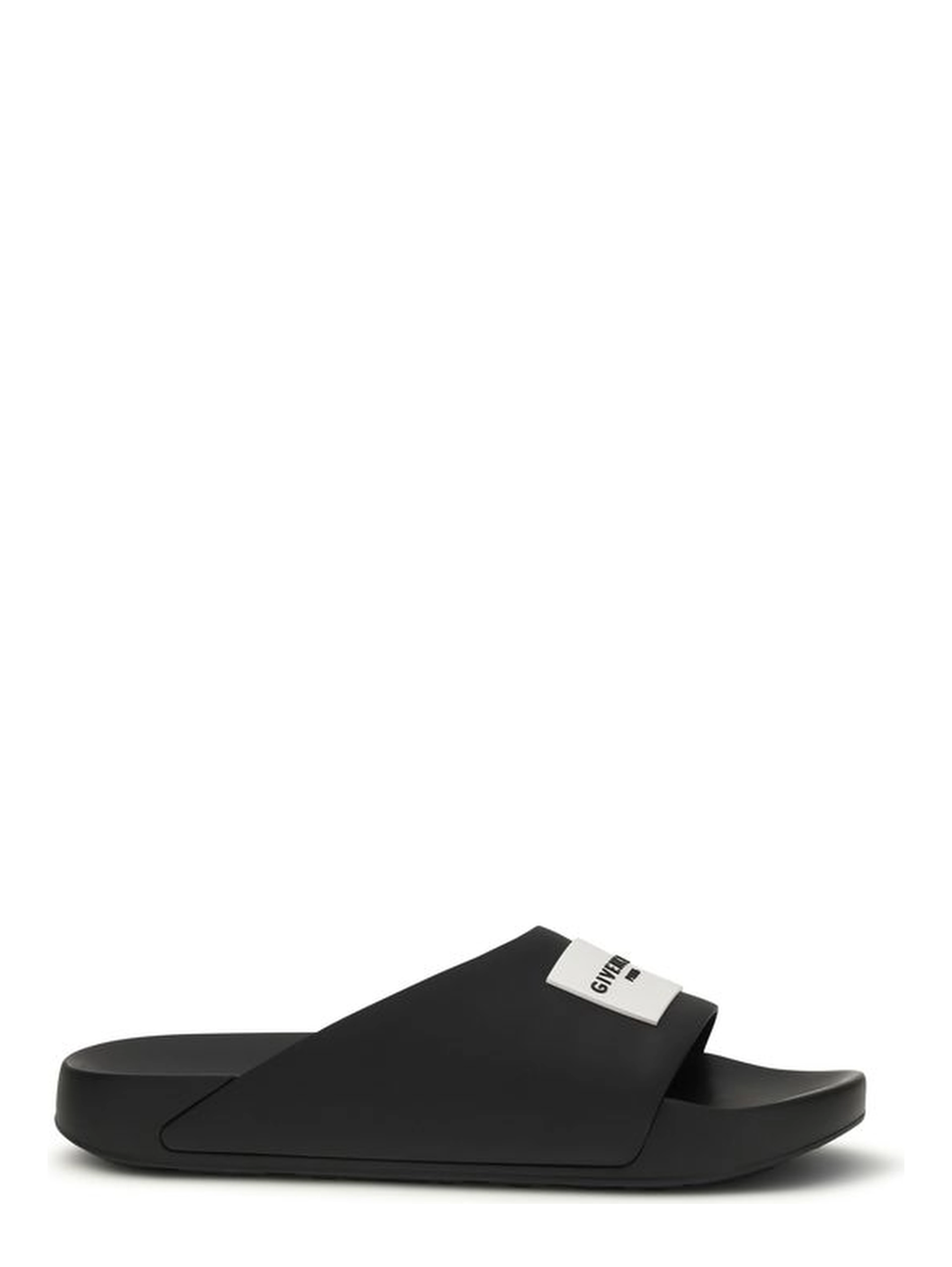 Black Rubber Sandals
