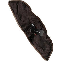 Brown Fur Shoulder Collar Neck Wrap 60cm x 14cm Scarf