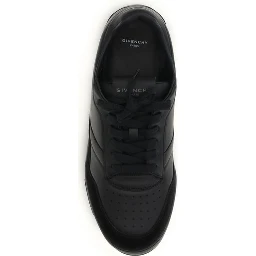 Black Calf Leather Bos Taurus Low Top Sneakers