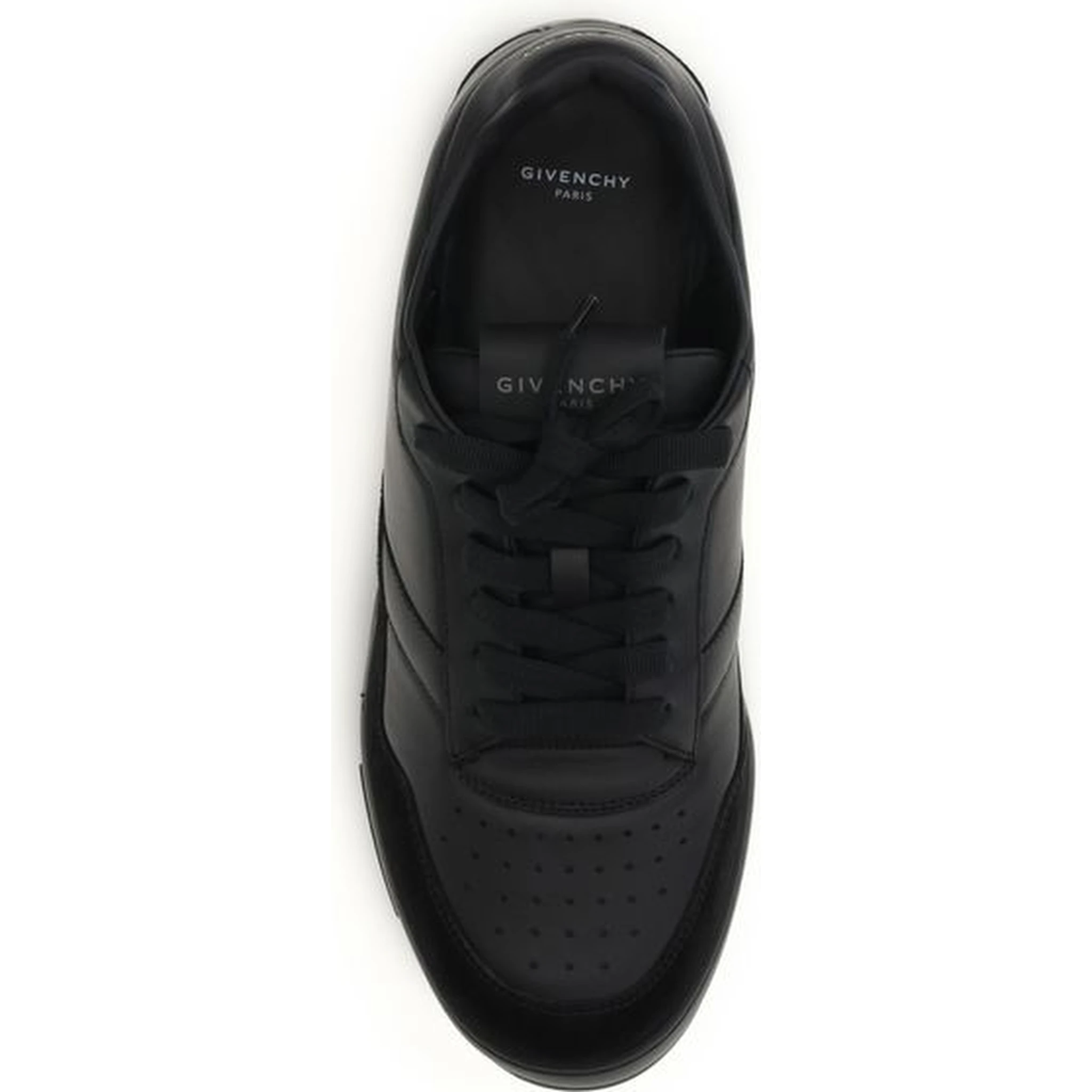 Black Calf Leather Bos Taurus Low Top Sneakers