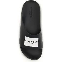 Black Rubber Slippers