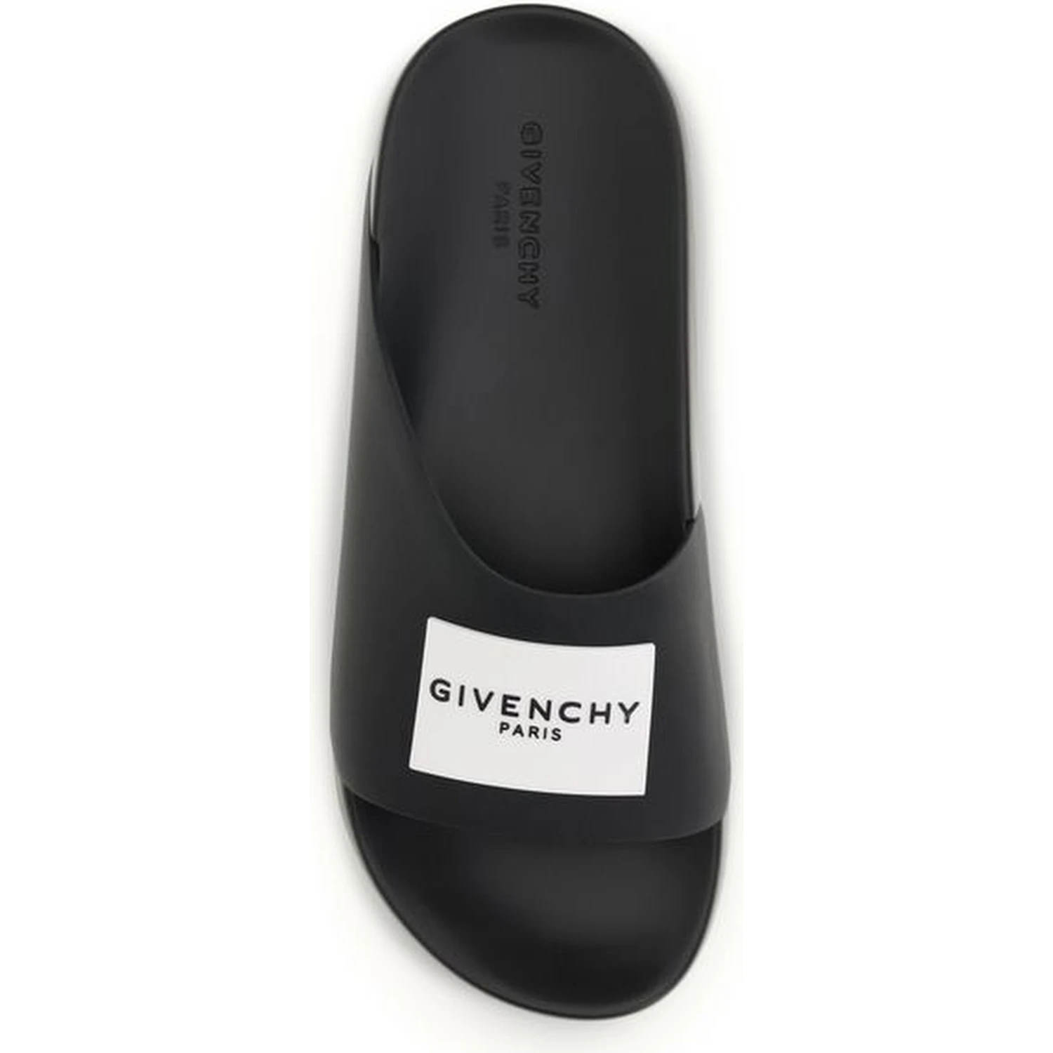 Black Rubber Slippers