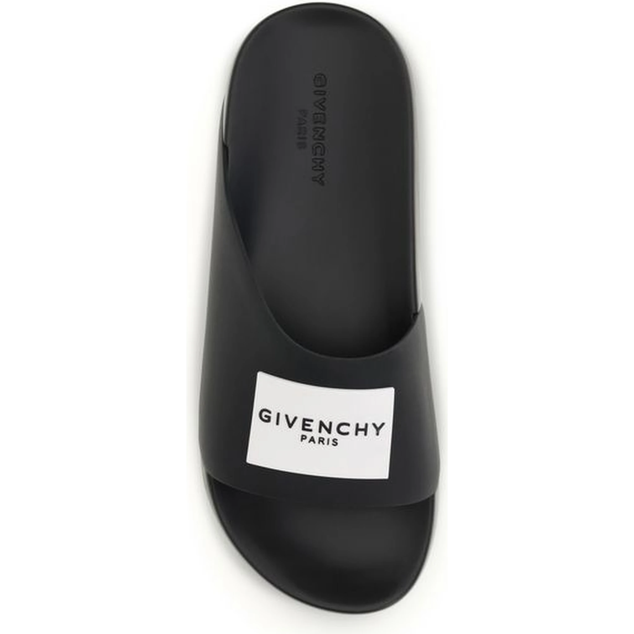 Black Rubber Slippers