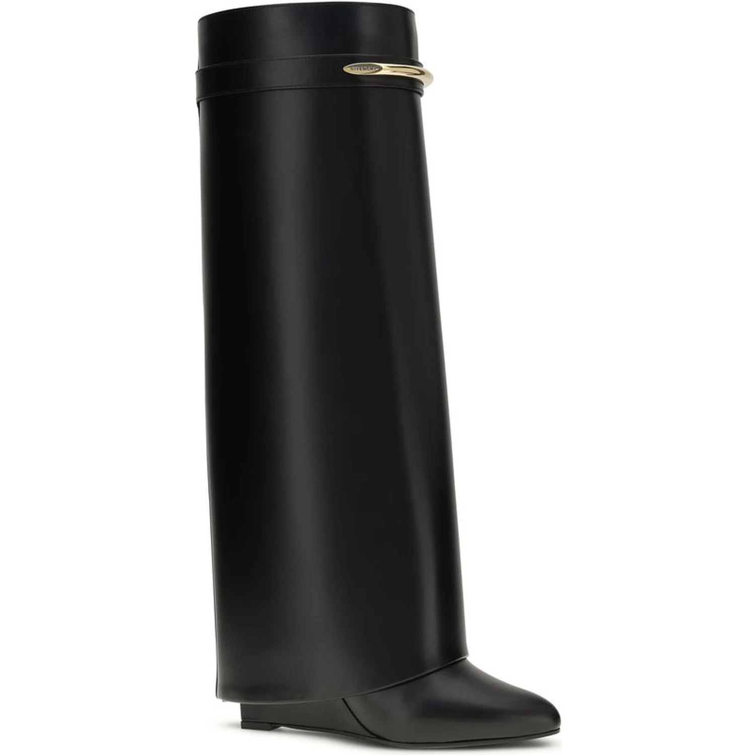 Black Calf Leather Bos Taurus Boots