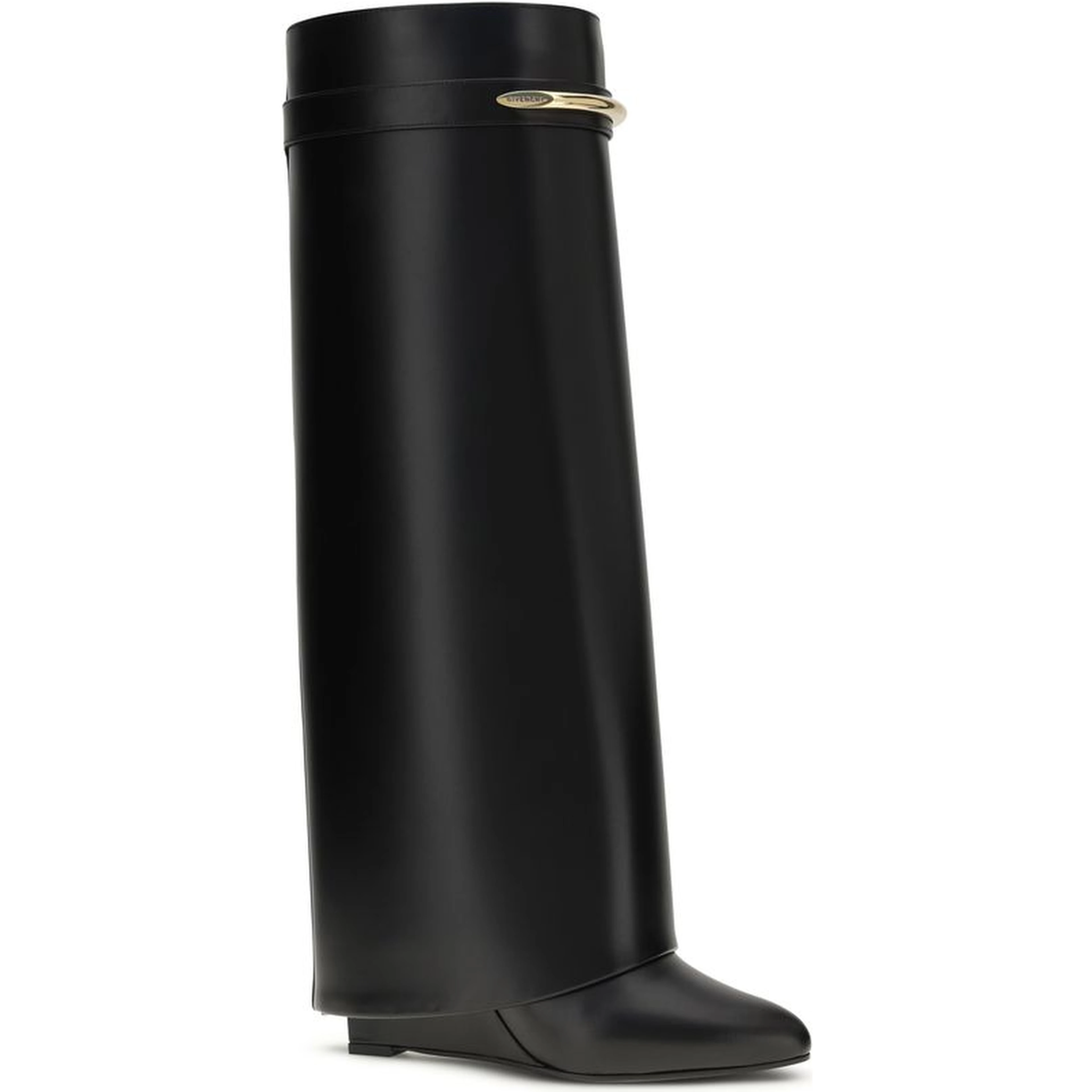 Black Calf Leather Bos Taurus Boots