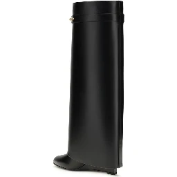 Black Calf Leather Bos Taurus Boots