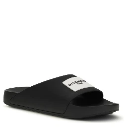 Black Rubber Sandals