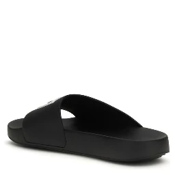 Black Rubber Sandals