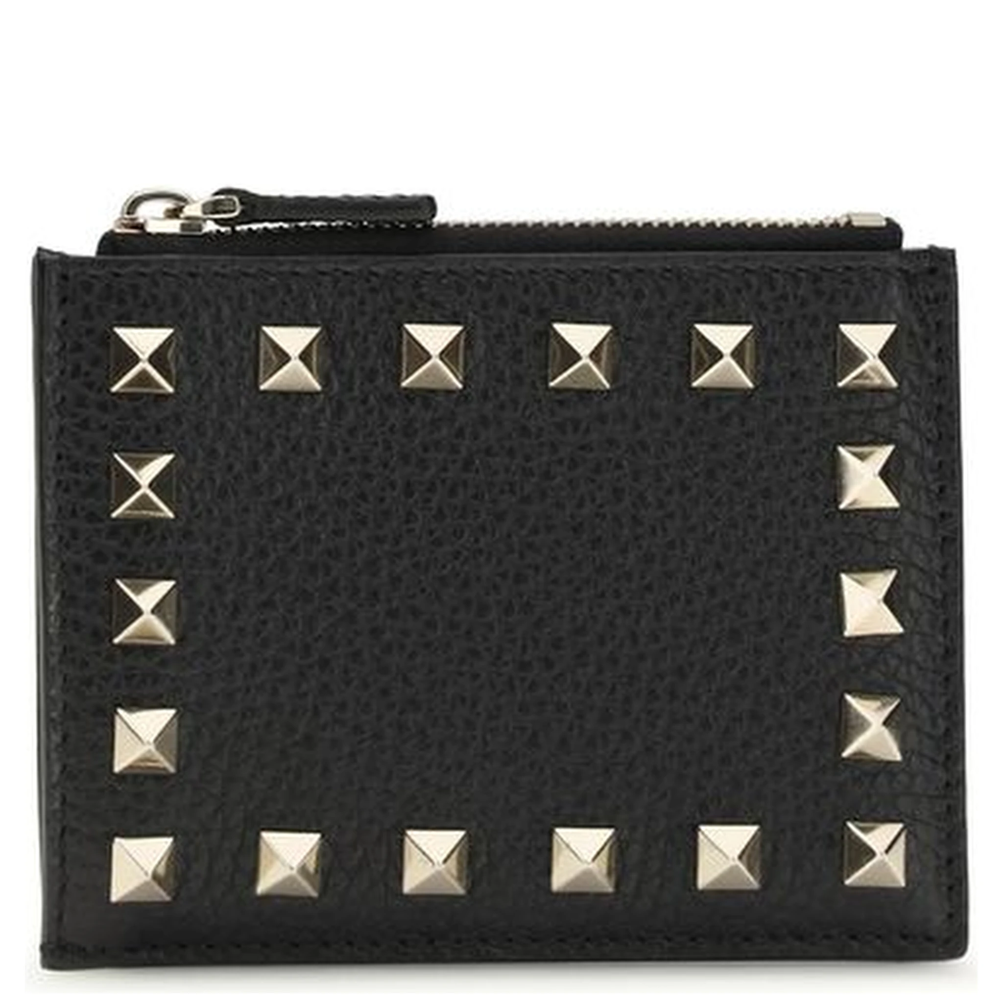 محفظة بوس توروس من جلد العجل الأسود