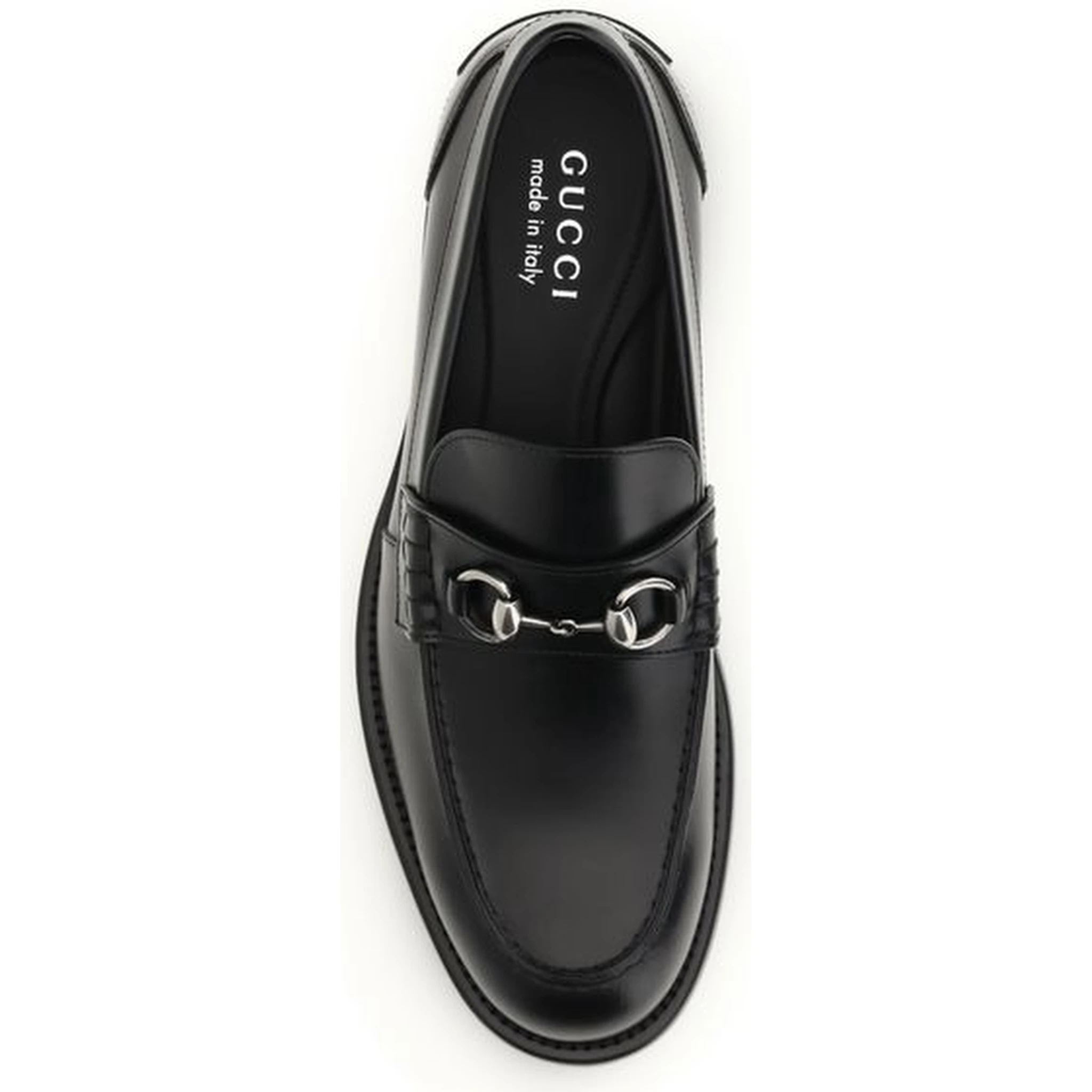 حذاء بوس توروس سهل الارتداء من جلد العجل الأسود