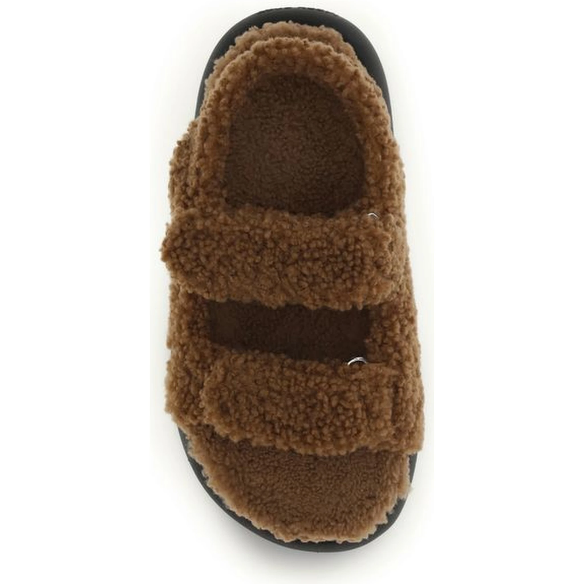 Brown Calf Leather Bos Taurus Slippers
