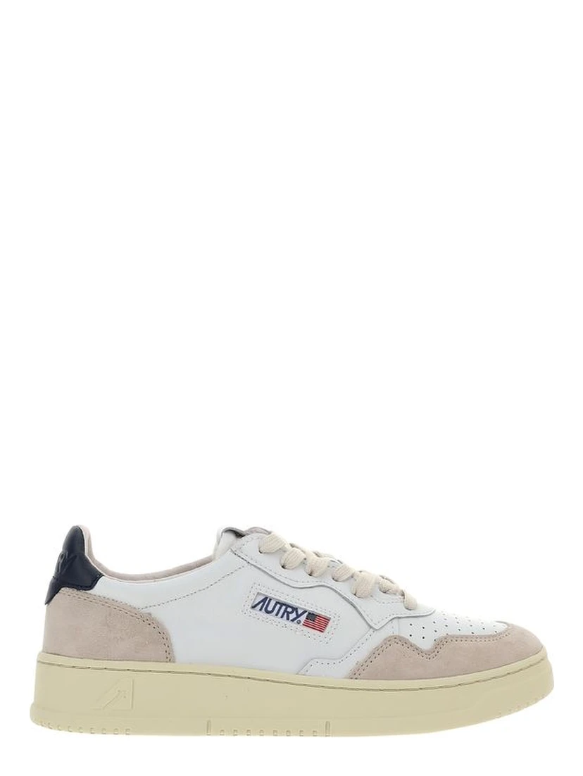 White Rubber Low Top Sneakers