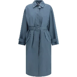 Blue Cotton Coat