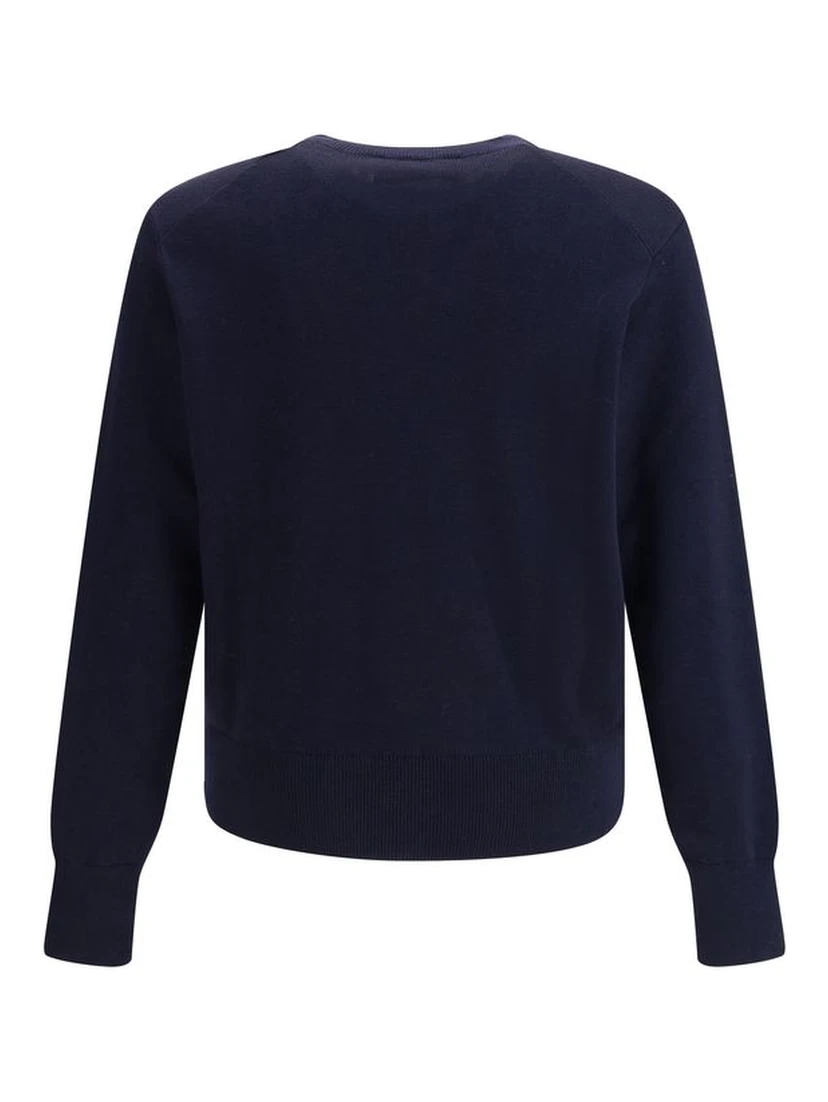 Blue Wool Sweatshirt