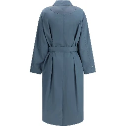 Blue Cotton Coat