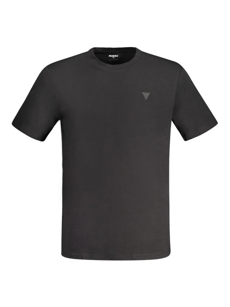 Black Cotton Men's T-Shirt