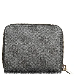 Black Polyethylene Women Wallet