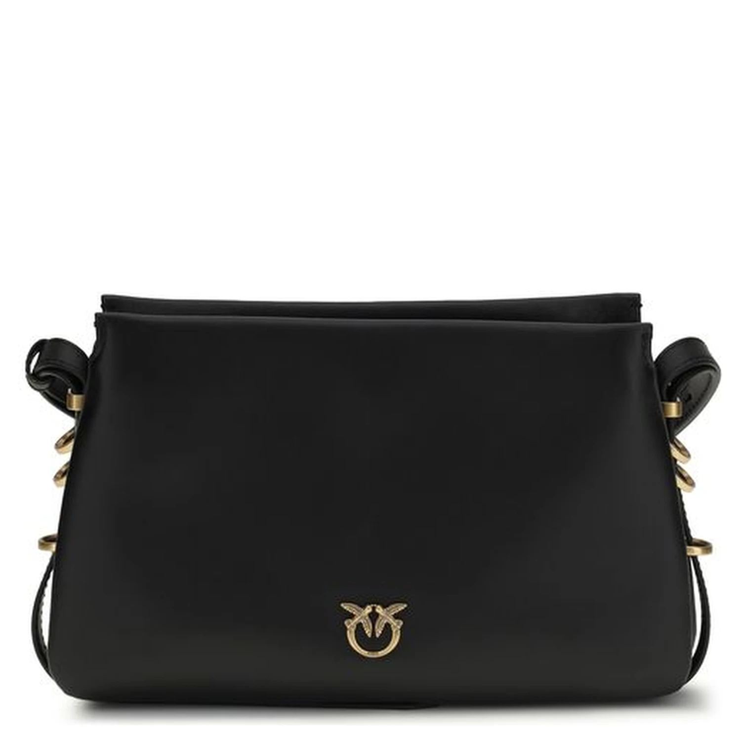 Black Calf Leather Bos Taurus Shoulder Bag