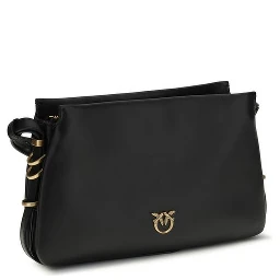 حقيبة كتف بوس توروس من جلد العجل الأسود