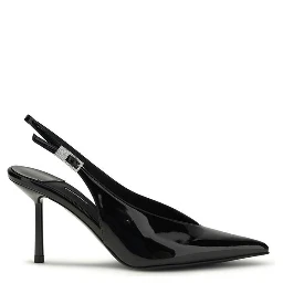 Black Calf Leather Bos Taurus High Heel Pumps