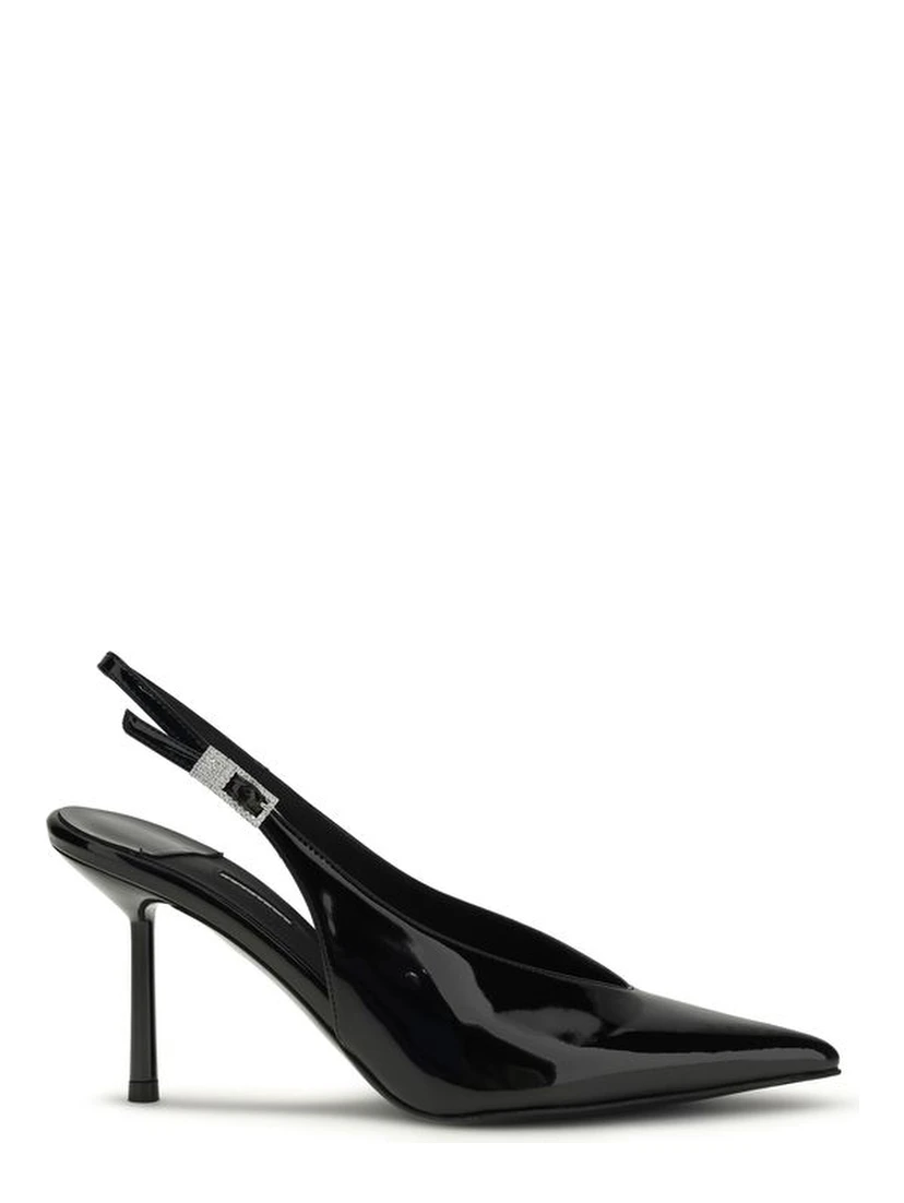 Black Calf Leather Bos Taurus High Heel Pumps
