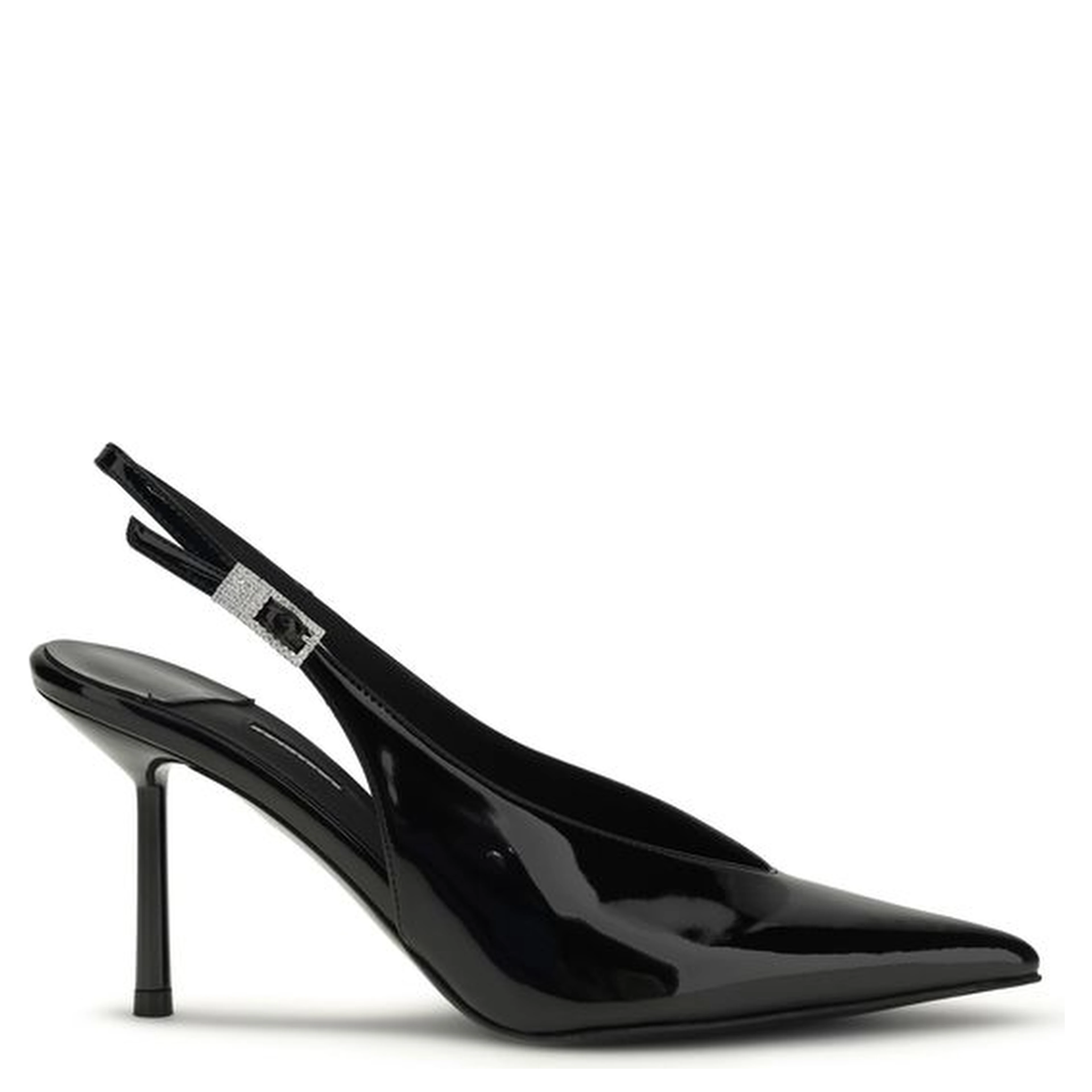 Black Calf Leather Bos Taurus High Heel Pumps