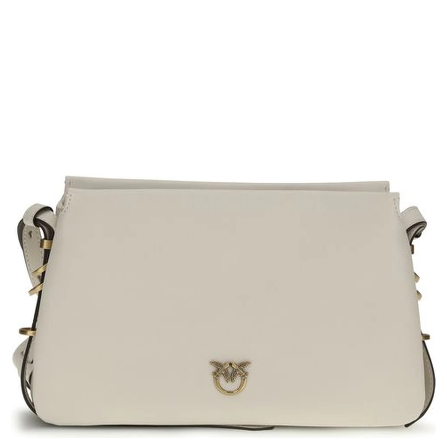 White Calf Leather Bos Taurus Shoulder Bag