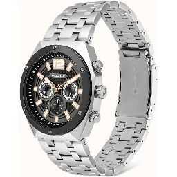 Gray Stainless Steel Dress Watch