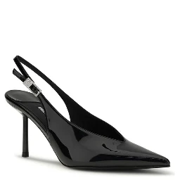 Black Calf Leather Bos Taurus High Heel Pumps