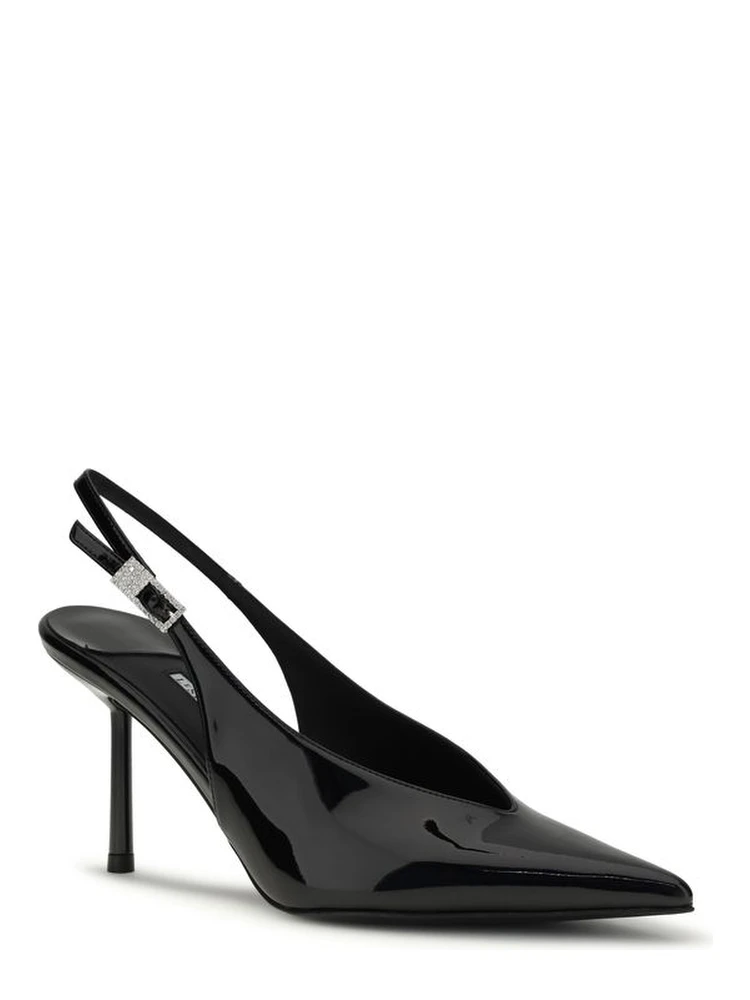 Black Calf Leather Bos Taurus High Heel Pumps alternative