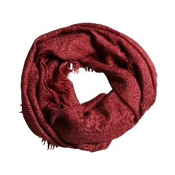 Red Cashmere Silk Fringe Wrap Foulard 200cm X 70cm Scarf