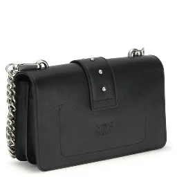 حقيبة كتف بوس توروس من جلد العجل الأسود