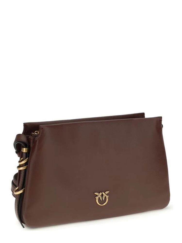 حقيبة كتف بوس توروس من جلد العجل البني alternative