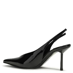 Black Calf Leather Bos Taurus High Heel Pumps