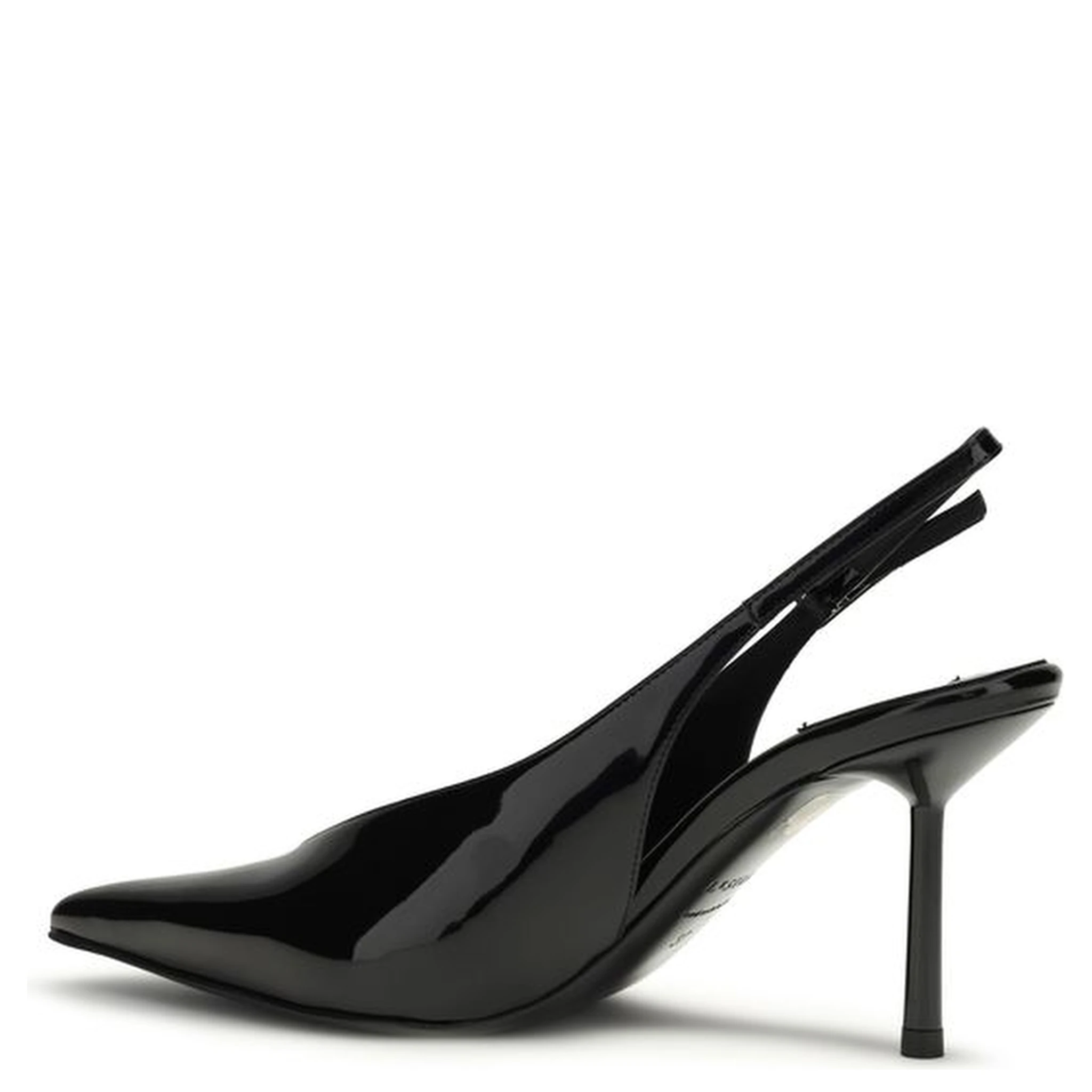 Black Calf Leather Bos Taurus High Heel Pumps
