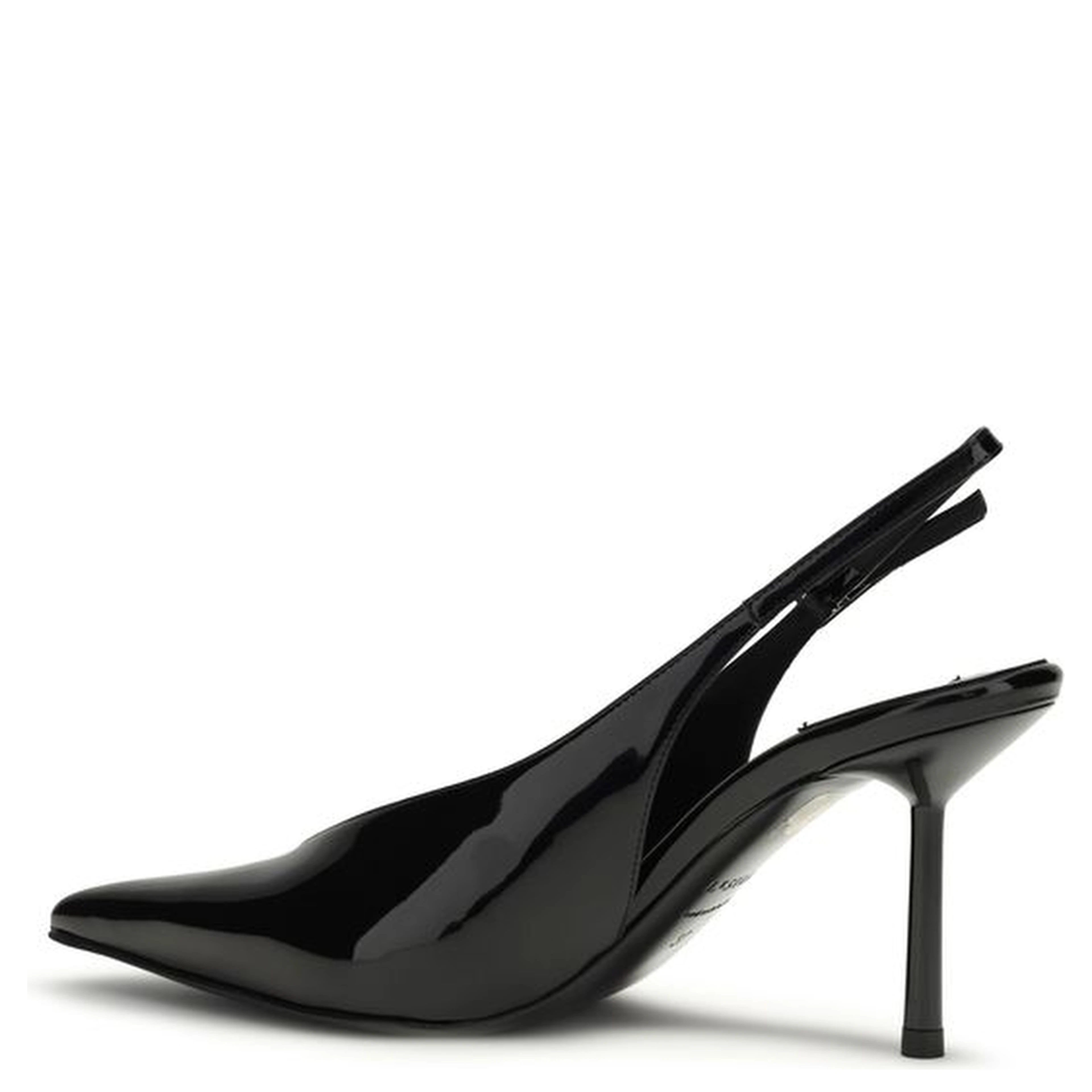 Black Calf Leather Bos Taurus High Heel Pumps