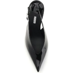 Black Calf Leather Bos Taurus High Heel Pumps