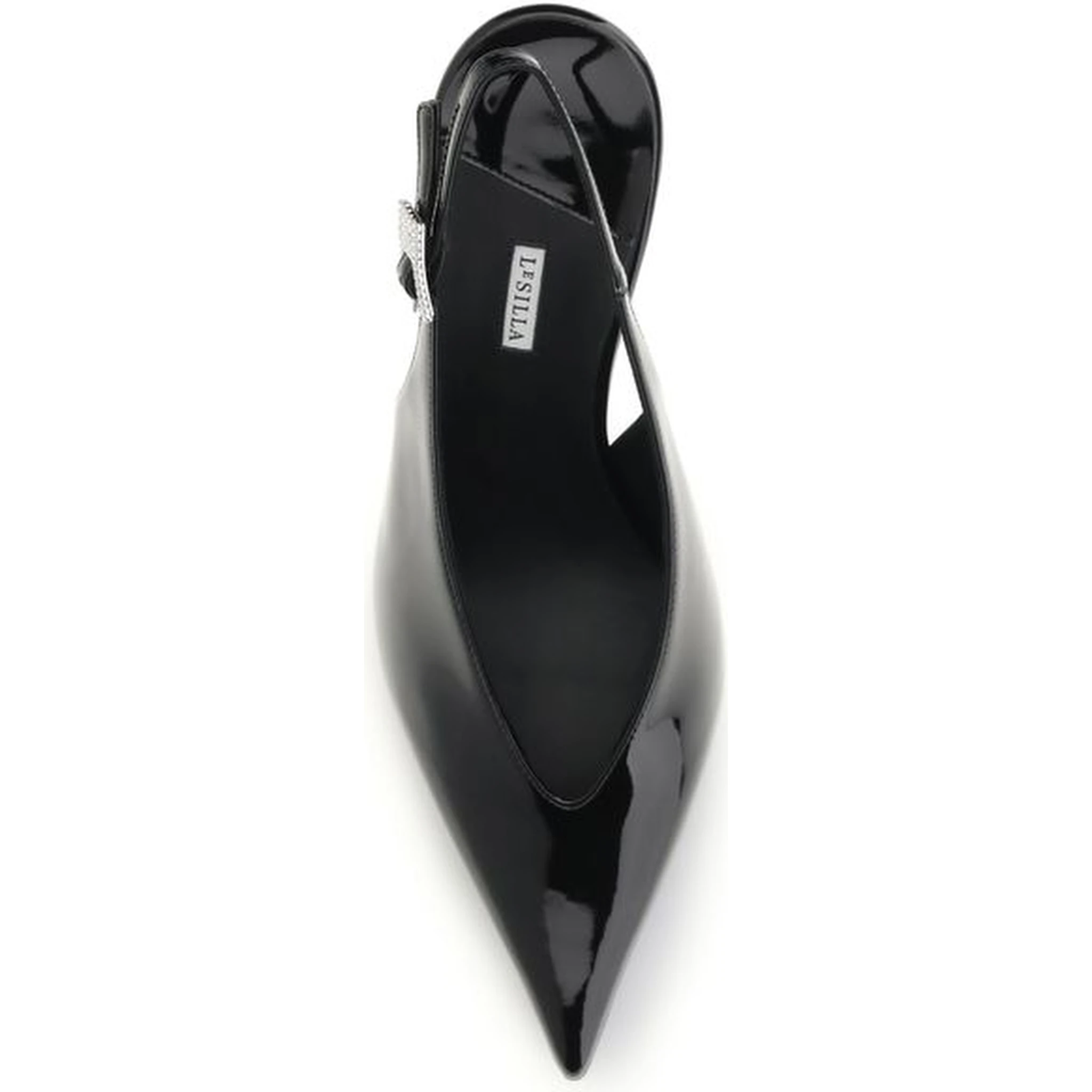 Black Calf Leather Bos Taurus High Heel Pumps