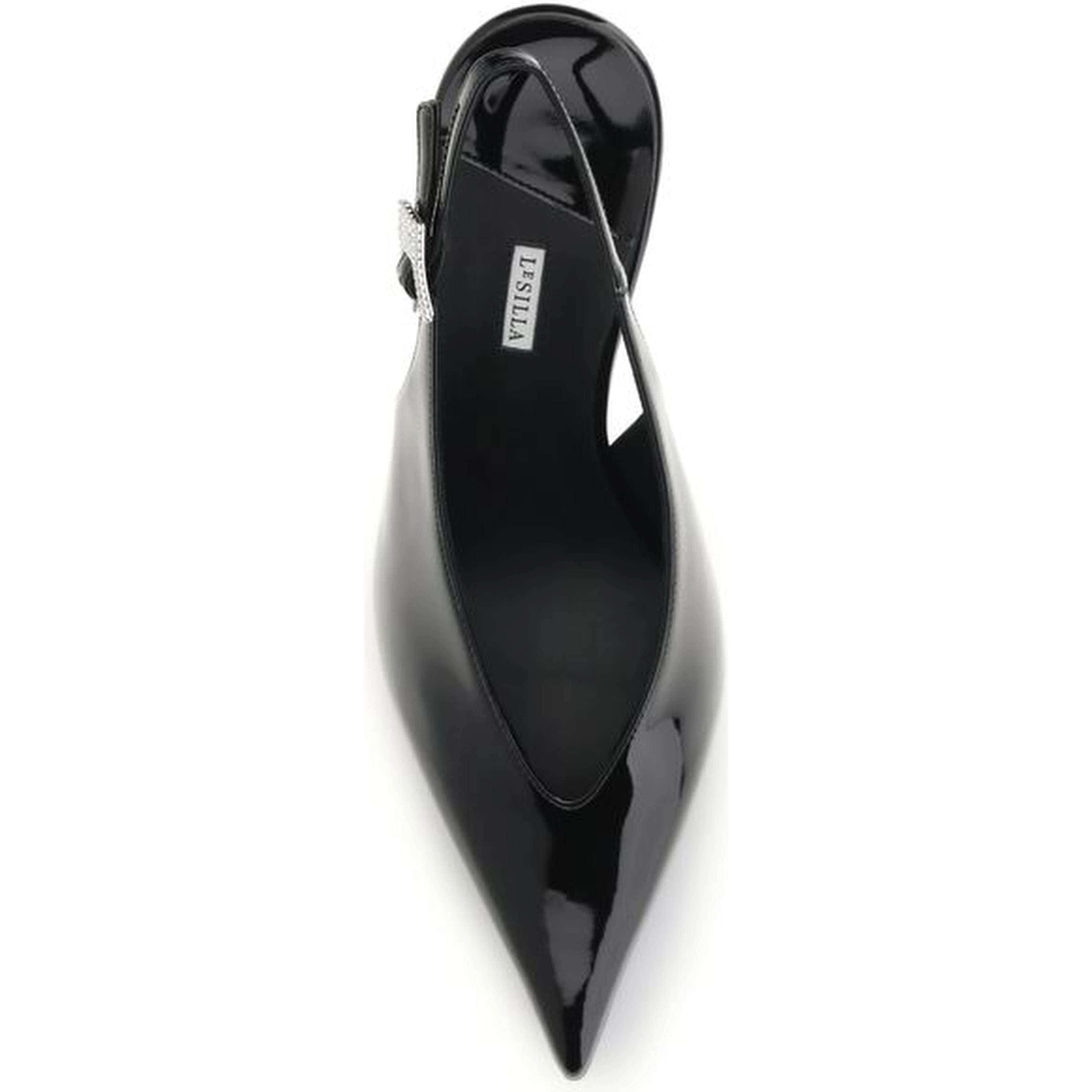 Black Calf Leather Bos Taurus High Heel Pumps