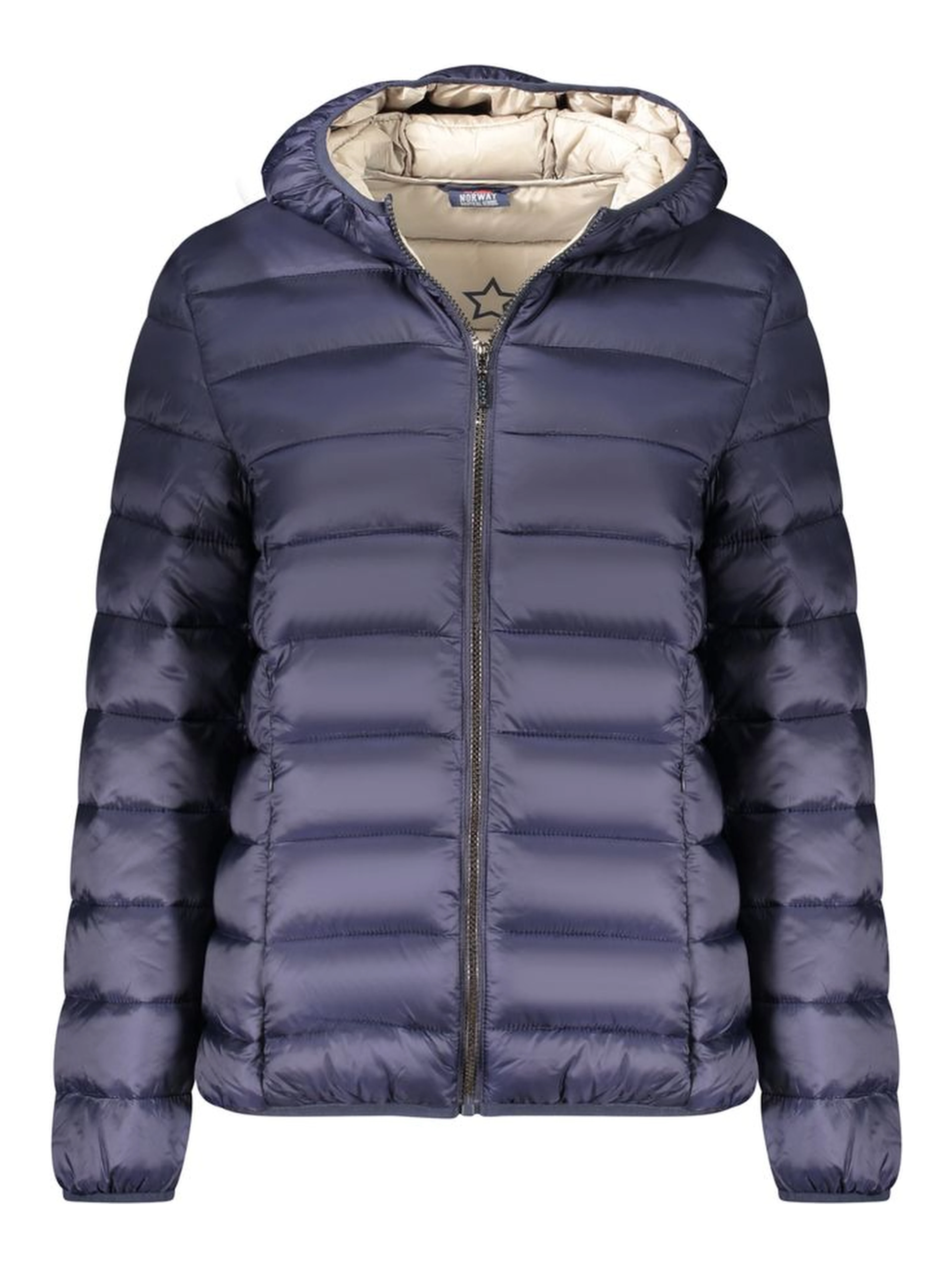 Blue Polyamide Women Jacket