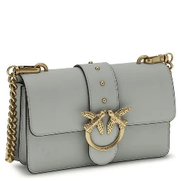 Gray Calf Leather Bos Taurus Shoulder Bag