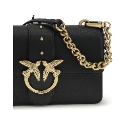 Black Calf Leather Bos Taurus Shoulder Bag