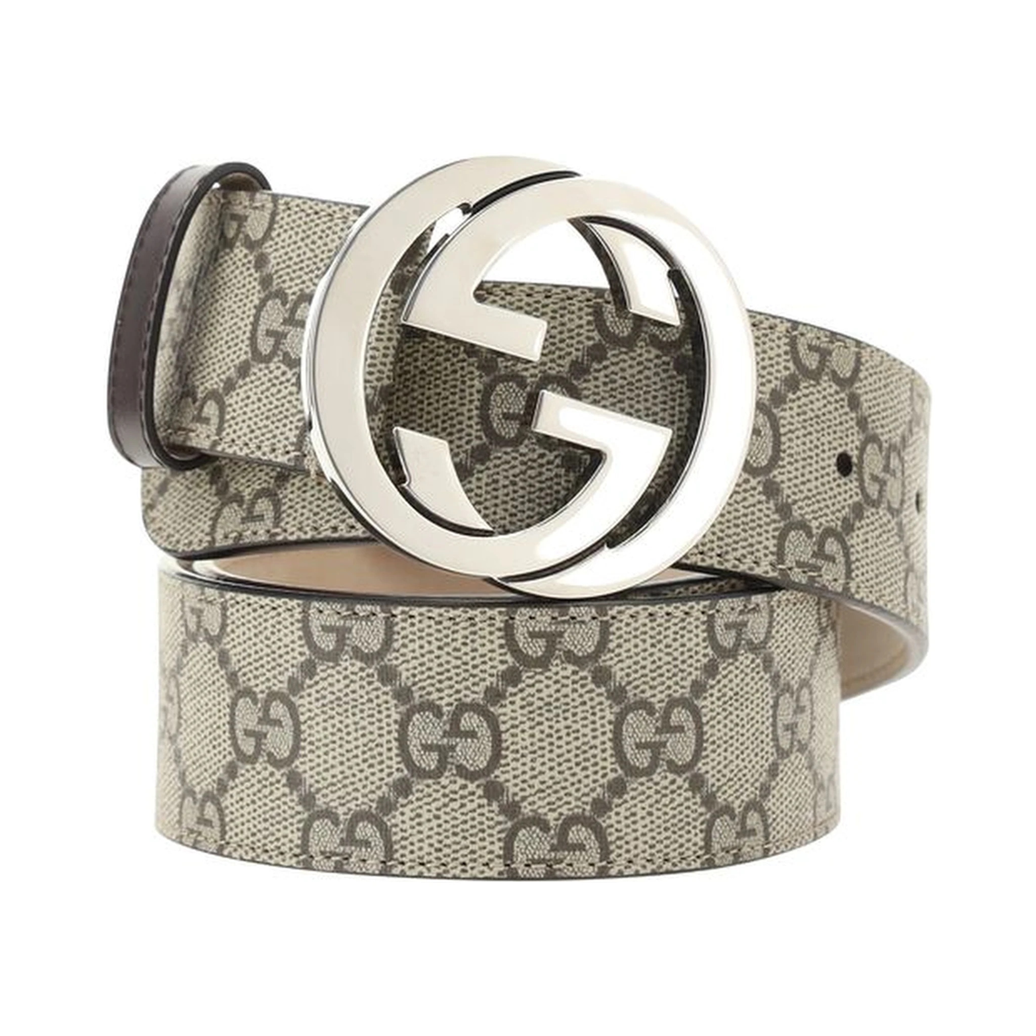 Beige GG Supreme Belt