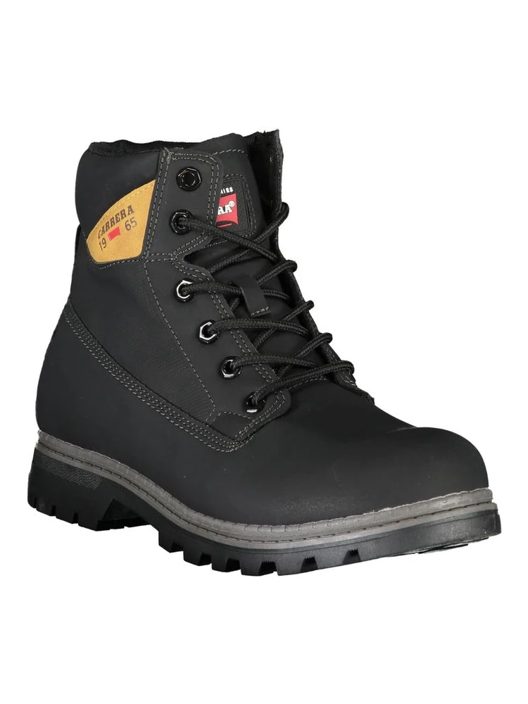 Black Polyurethane Men Ankle Boot alternative