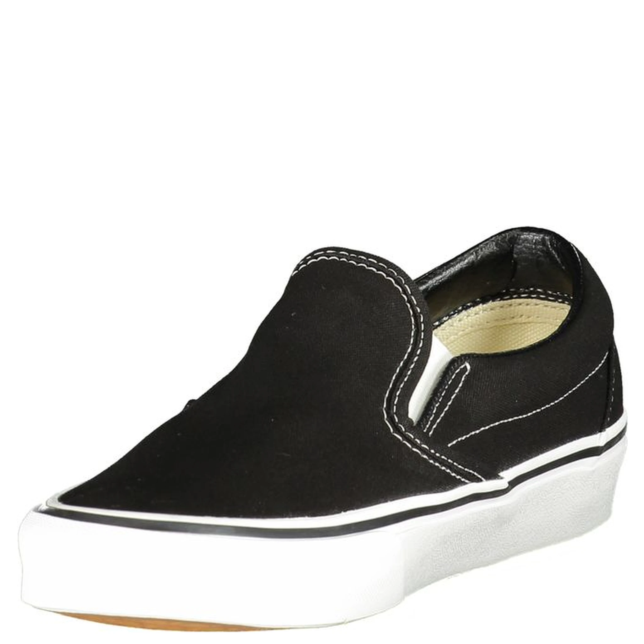 Black Polyester Women Sneaker